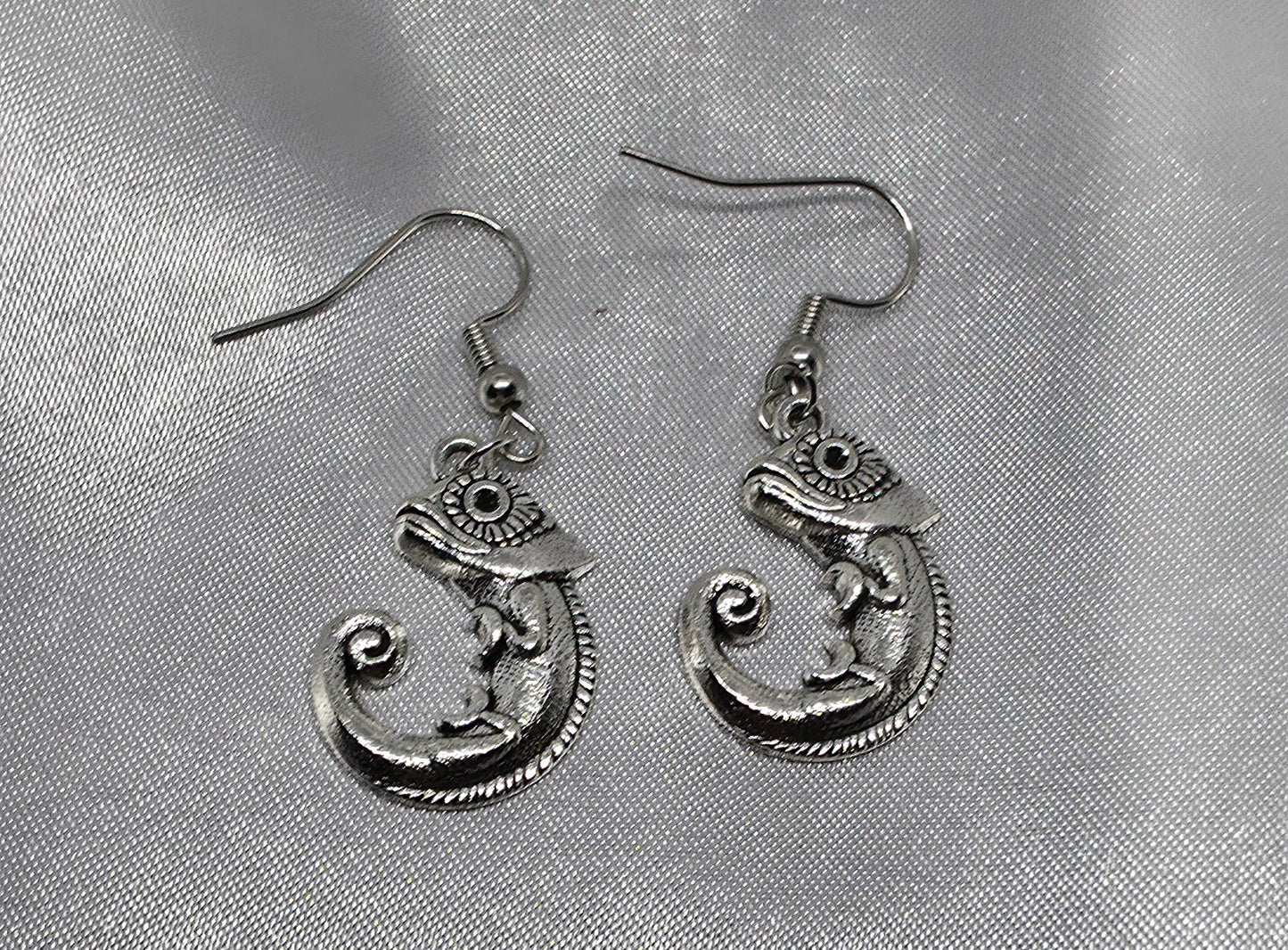 Iguana earrings