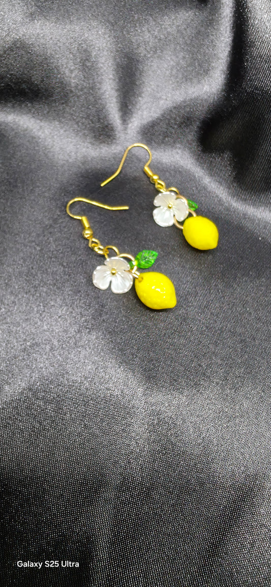 Lemon earrings