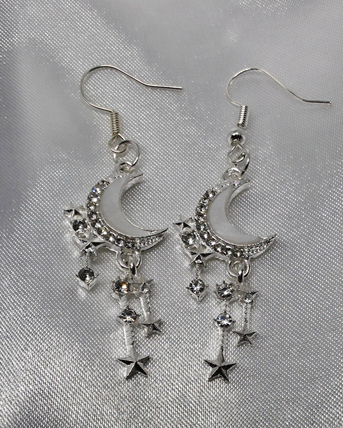 Moon/stars earrings