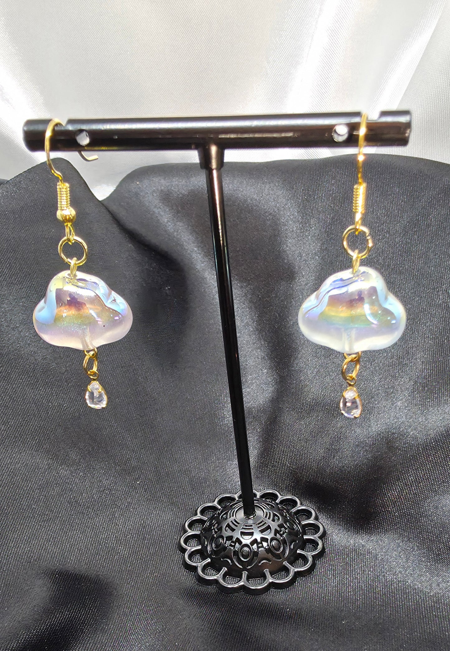 Rain cloud earrings